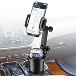 Car Cup Holder Mount Expander with Car Cell Phone Holder 2 in 1 Multifunctional Car C alternate view