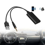 High Quality Universal Car 5V bluetooth Module Adapter Stereo Cable AUX-IN 3.5MM Jack Wi detail view