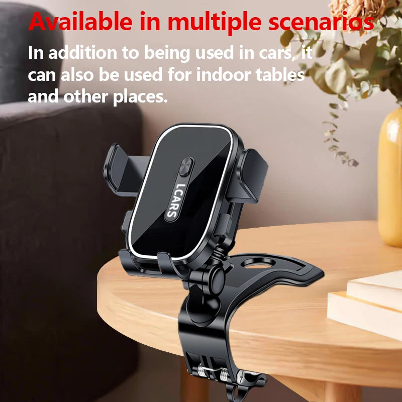 Car Phone Bracket | Anti-Shaking Dashboard Mount for Navigation additional angle