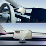Anti Vibration Magnetic Phone Car Mount | Compatible with Tesla Model Y 2025 and Model close-up view