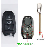 3 4 BT Car Key Fob Case Shell Housing for Peugeot 308 408 508 2008 3008 4008 5008 for lifestyle view