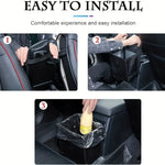 Foldable Car Trash Can, Large Capacity Car Hanging Waterproof Leakproof Trash Can Storag detail view
