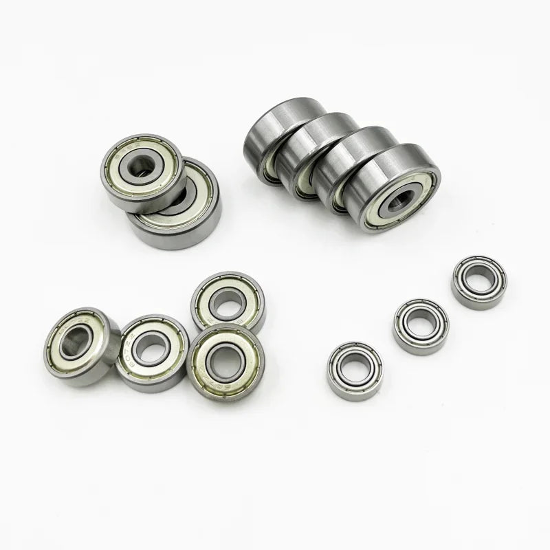 Miniature Deep Groove Carbon Steel Bearing 2mm-12mm Bore Metal Sealed detail view