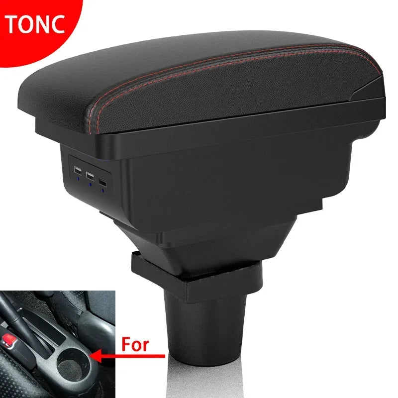 For Toyota Yaris 2005 2006 2007 2008 2009 2010 2011 Car Armrest Box with USB Internal alternate view