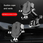 Universal Dashboard Car Phone Holder 360 Rotating Air Vent Suction Cup Mount detail view