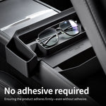 YZ Center Console Armrest Storage Box For Tesla Model 3 Y YL Glasses Tray Organizer Car Interior Accessories Support Car Glasses