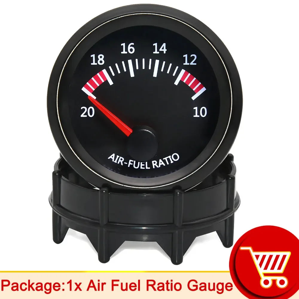 52mm Car Gauge Set | Water Temp Oil Temp Voltmeter Oil Pressure Boost Gauge detail view
