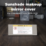 Car Sun Visor Shade Mirror Cover Front Visor Replacement Interior Makeup Mirror Cover For Chevrolet Cruze 2009-2019