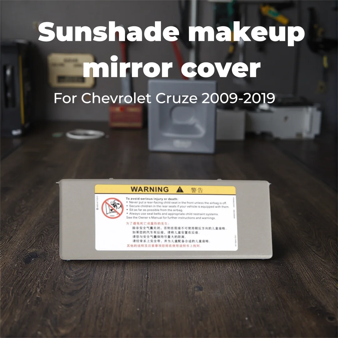 Car Sun Visor Shade Mirror Cover Front Visor Replacement Interior Makeup Mirror Cover For Chevrolet Cruze 2009-2019