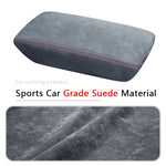For Honda 2023 Civic 11th Gen Civic Car Armrest  Mat Center Storage Box Pad Protector Leather Cover Decoration Accessories