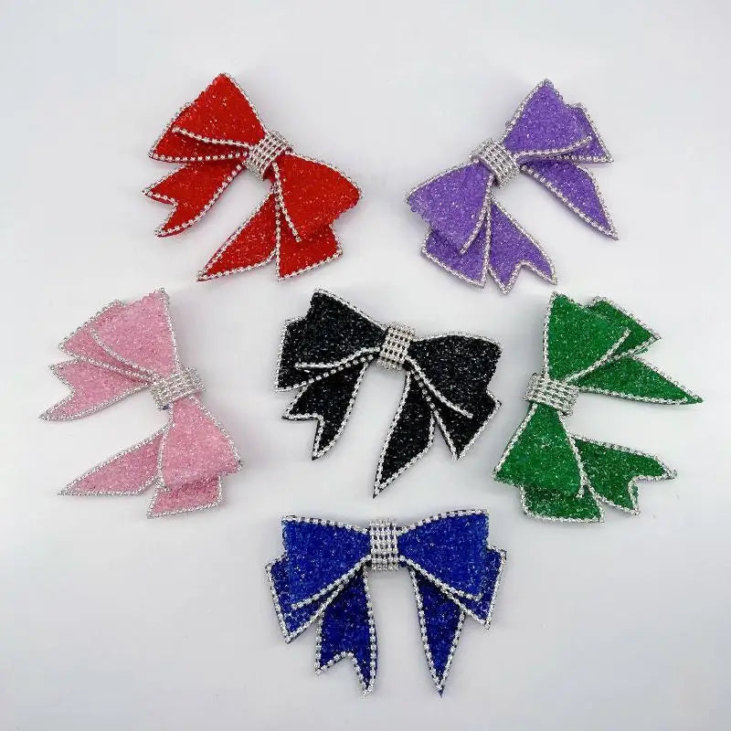 Car Perfume Clip Bow Air Outlet Decorations Car Air Conditioner Air Vent Interior Deco close-up view