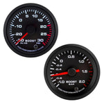 2" 52mm Car Boost Meter | Electronic Boost Gauge with 7-Color Backlight and Alarm