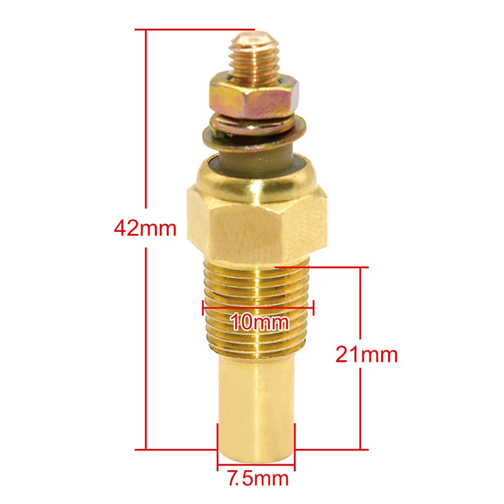 3 in 1 Car Gauge Water Temperature Oil Pressure Voltmeter 52mm Digital Red Backlight | W detail view