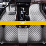 CUWEUSANG Custom Car Floor Mats For Honda Jazz Fit Auto Carpets Foot Coche Accessorie