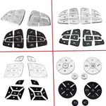 ABS Car Accessories Steering Wheel Buttons Knob Trim Cover Stickers For Mercedes Benz alternate view