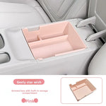 Center Console Armrest Storage Box for Geely Xingyuan 2026 Drop-in Organizer Tray with Non-Slip Mat Car Interior Accessories