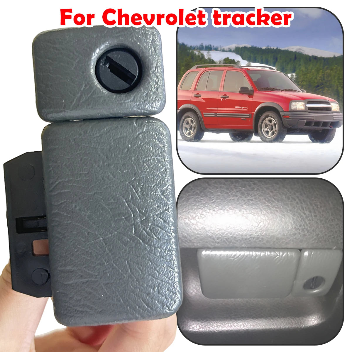 Car Glove Box Lock Latch Handle Toolbox lock For Chevrolet tracker Vitara Gray 7343076811P4Z Auto Pa