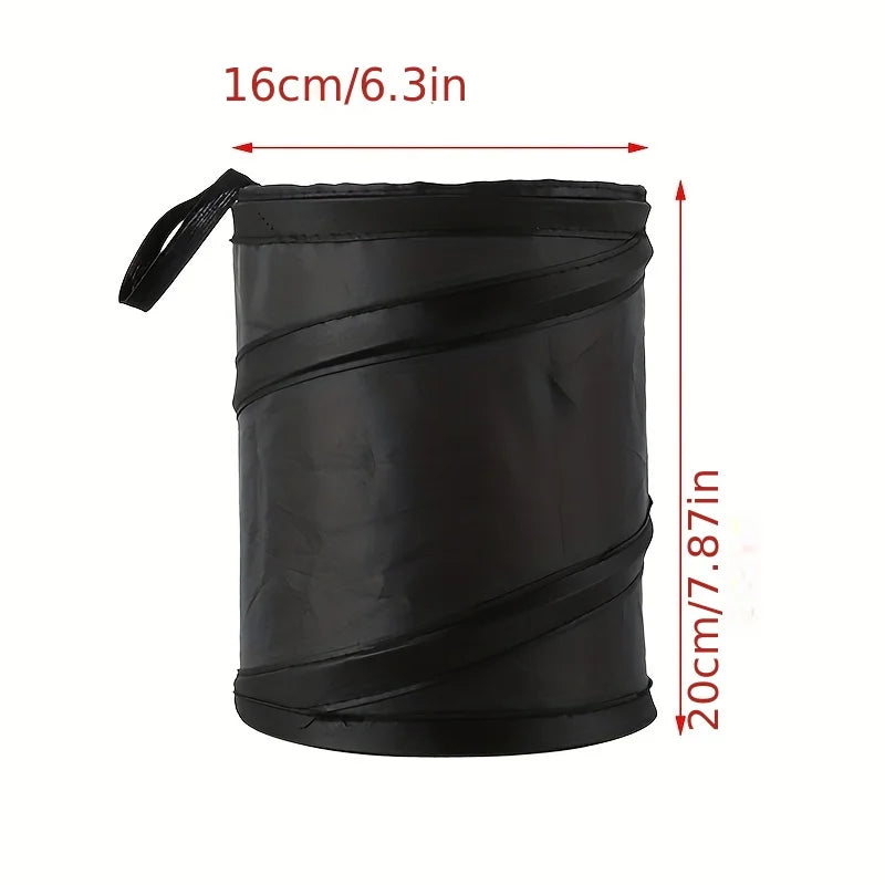 Car Trash Can Collapsible Oxford Cloth Trash Bin detail view