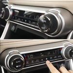 Car Center Console Air Conditioning AC Switch Button Panel Frame Trim For Toyota RAV4 XA50 2019 2020 2021 2022 2023 2024 Hybrid