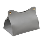 Car Tissue Box Holder  Leather Car Center Console Armrest Napkin Box Sun Visor Backseat Tissue Case