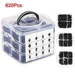 Car Retainer Clips Auto Push Pin Rivets Set Bumper Clips Fastener Remover Door Trim Panel Clip for Ford GM Toyota Honda Chrysler