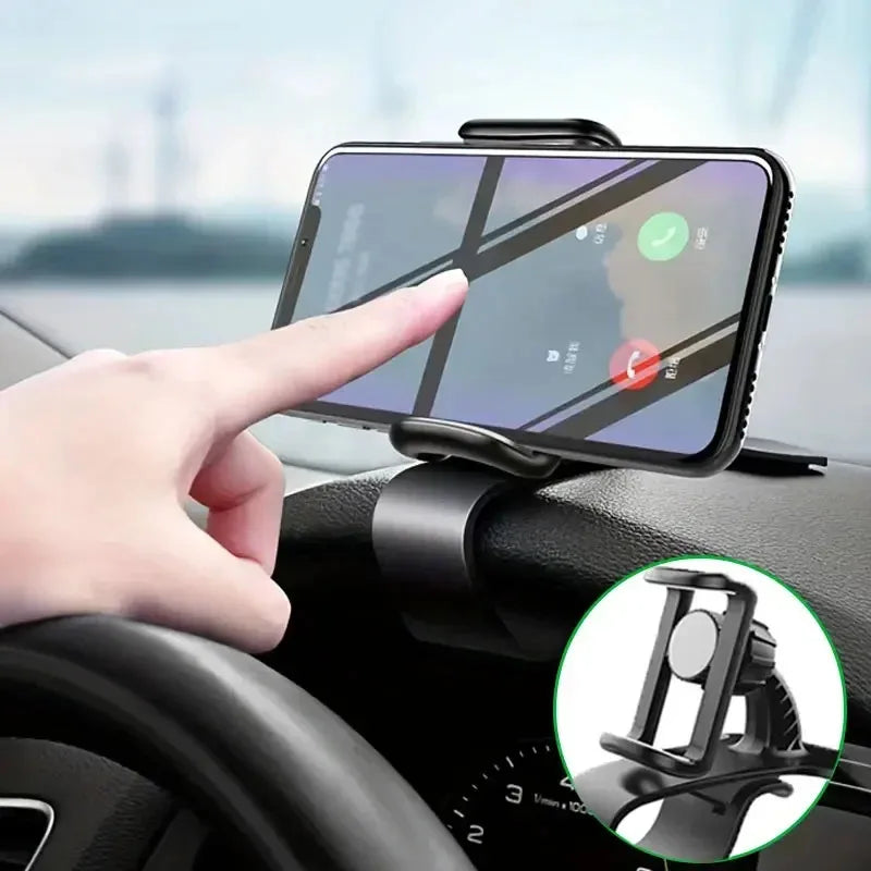 Universal Car Phone Holder | Dashboard Clip Mount GPS Bracket alternate view
