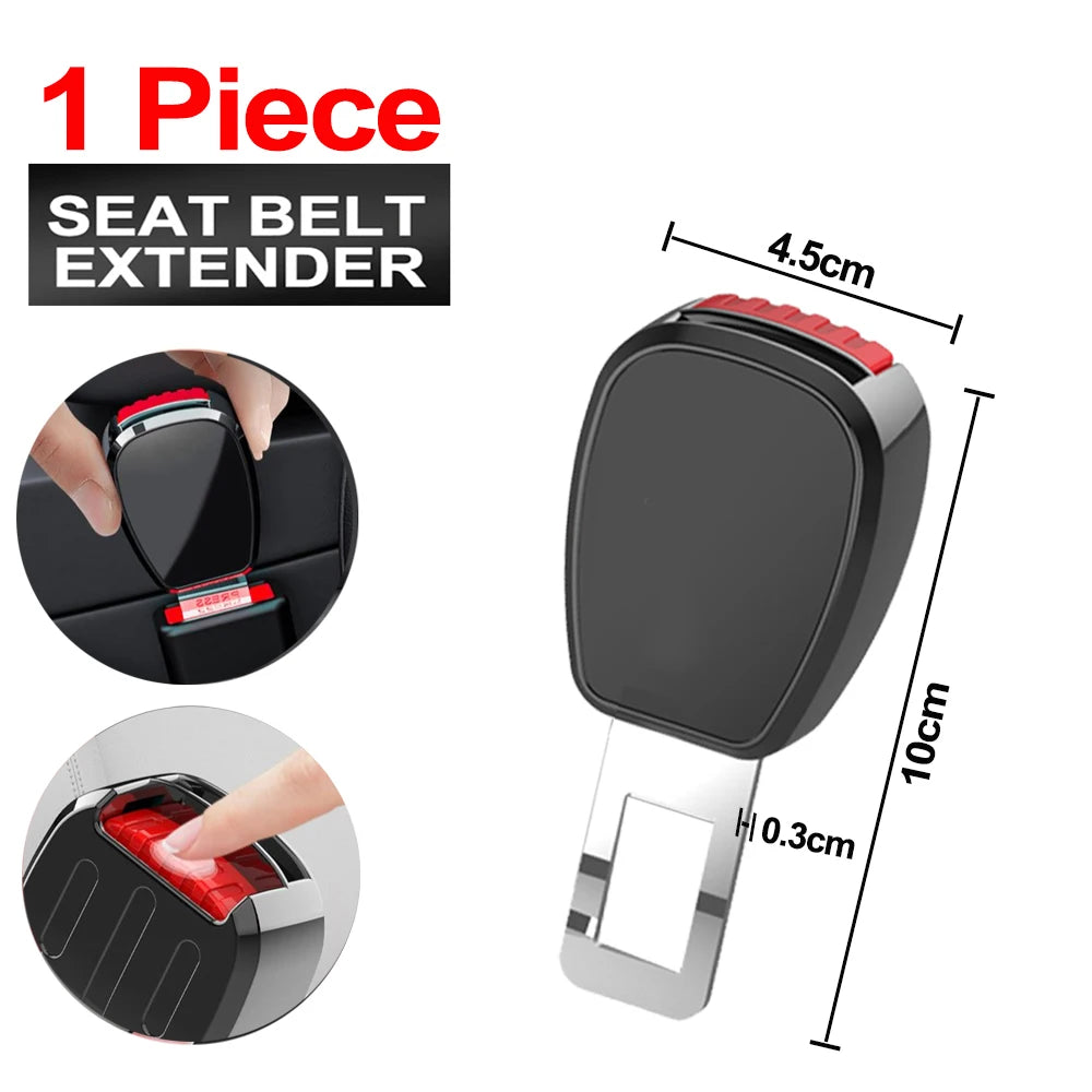 Car Seat Belt Clip Extender Safety Seatbelt Lock Buckle Plug Just Plug and Play Inser lifestyle view