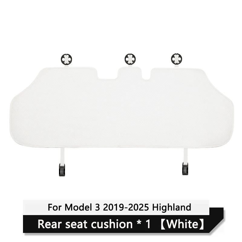 Tesla Model 3 / Y Juniper Ice Silk Seat Cushion Cover | Breathable, 2019–2026 alternate view