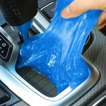 Car Cleaning Soft gel Duster To Removes Interior Cleaning Magic Outlet Laptop Vent Air close-up view