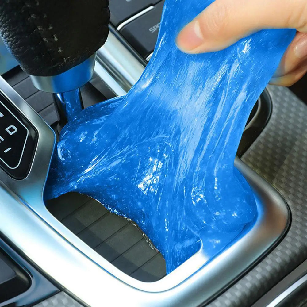 Car Cleaning Soft gel Duster To Removes Interior Cleaning Magic Outlet Laptop Vent Air close-up view