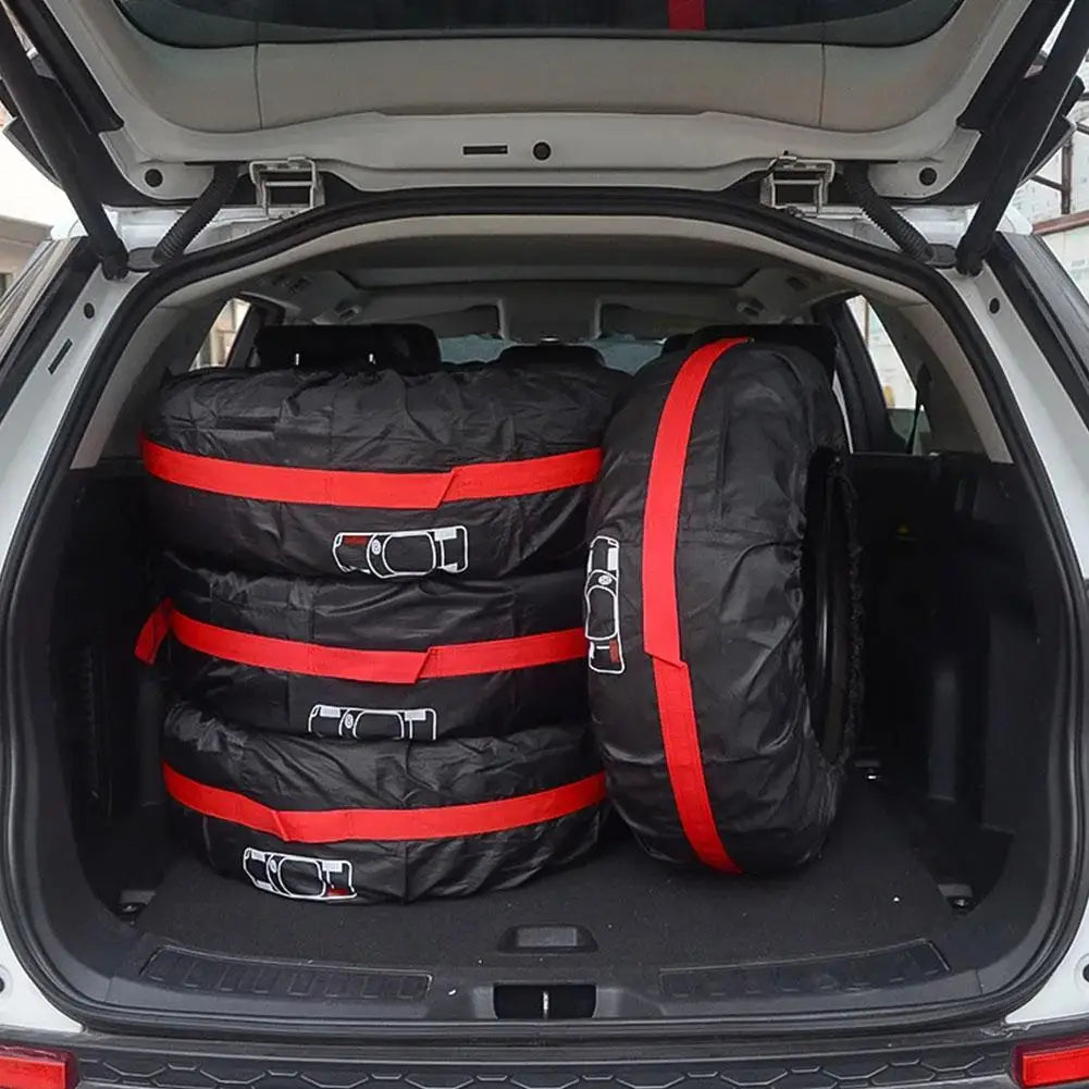 Car Spare Tire Covers Case Auto Wheel Tires Storage Bags Dust-proof Protector Car Accessories