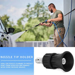 25/40 Degree Pressure Washer Nozzle Tips | Stainless Steel Spray Nozzle with Rubber G lifestyle view