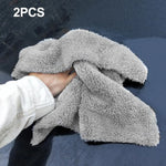 Coral Fleece Microfiber Towel Super Absorbent Car Cleaning Detailing Rag Cloth Auto Care detail view