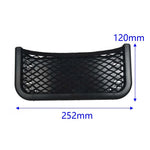2 Pcs ABS Car Phone Holder Storage Net Pocket 252mm x 120mm detail view