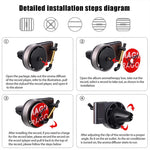 Car Air Freshener Record Player Turntable Car Perfume Clip Vinyl Phonograph Air Vent Outlet Aromatherapy Clip Smell Diffuser
