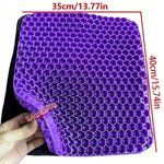 Ultra-Comfort Gel Seat Cushion Set with Breathable Honeycomb Design - Tailbone Relief, I detail view