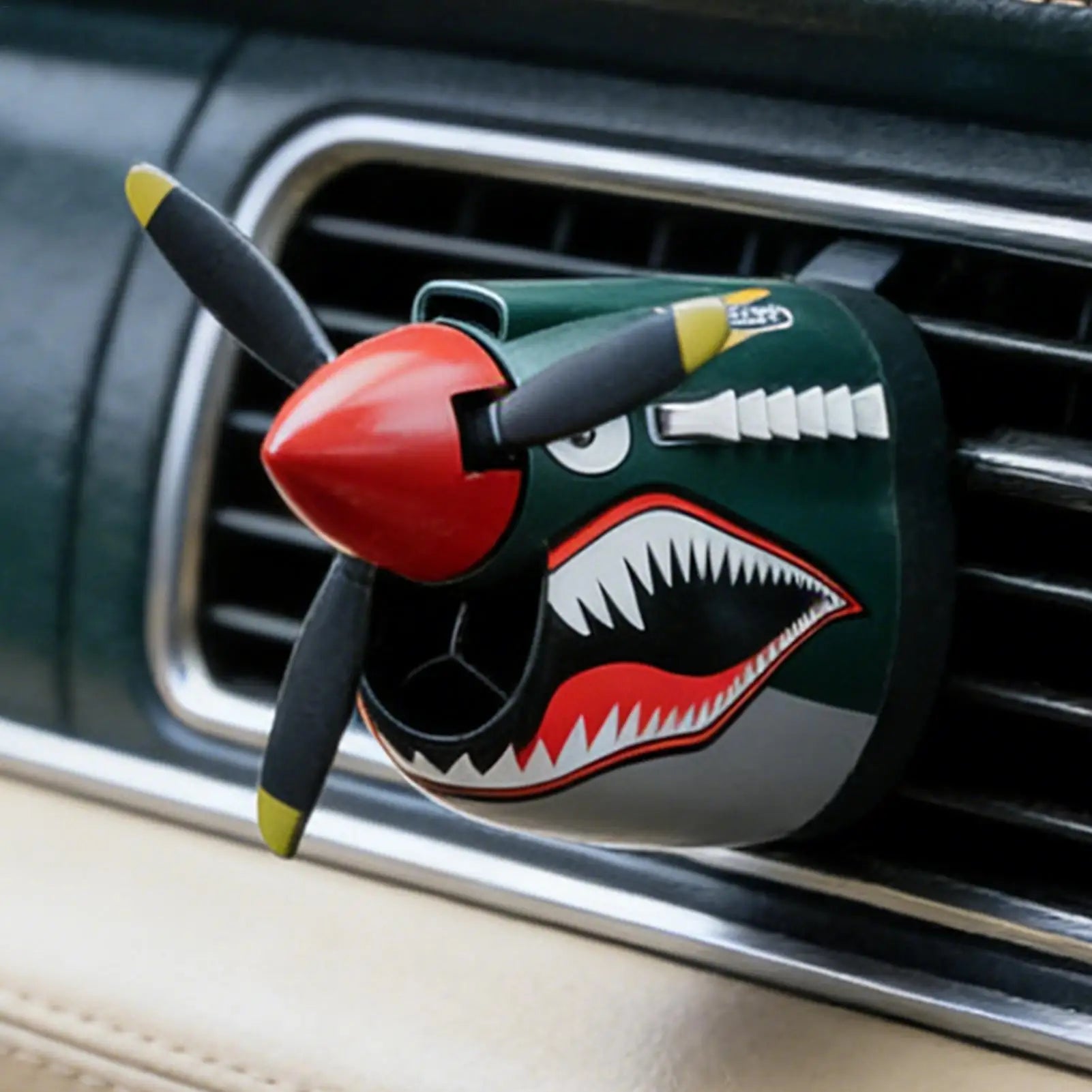 Car Vent Air Freshener Long Lasting Fighter Plane Shark Nose Aromatherapy Car Scent Diffuser for Summer Winter Valentine