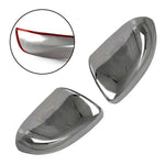 W447 Vito 2014-2023 Chrome Wing Mirror Cover Cap Bright Silver ABS Rearview Housing Replacement Parts Set 2 Pcs