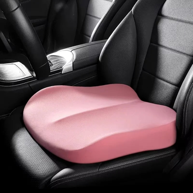 Elevated Car Seat Booster Mat with Breathable Design for Enhanced Comfort and Reduced Fa detail view
