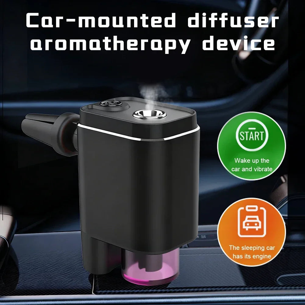 Car Air Vent Diffuser Mist Spray Essential Oil Fragrance Dispenser Odor Eliminator Interior Air Freshener Diffuser Machine