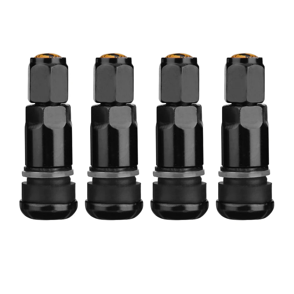 4pcs Universal Metal Car Motorcycle Tubeless Wheel Tyre Valve Stems Caps | Aluminum A lifestyle view