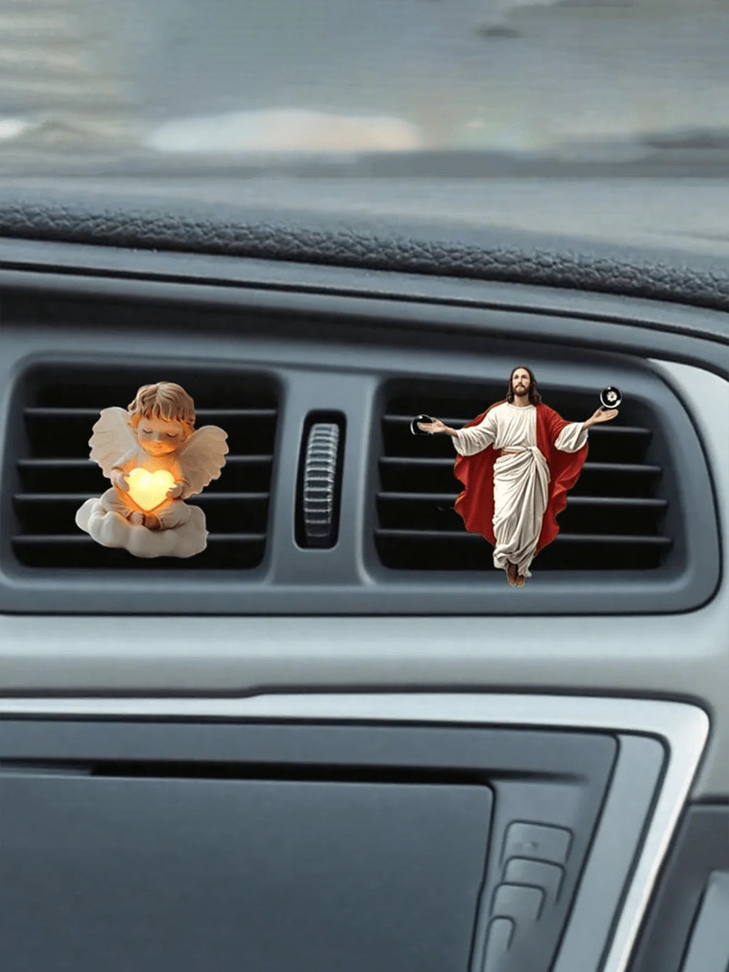 2pcs Angelic Car Air Vent Clip | Women's Car Decor Cute Acrylic Car Air Freshener lifestyle view