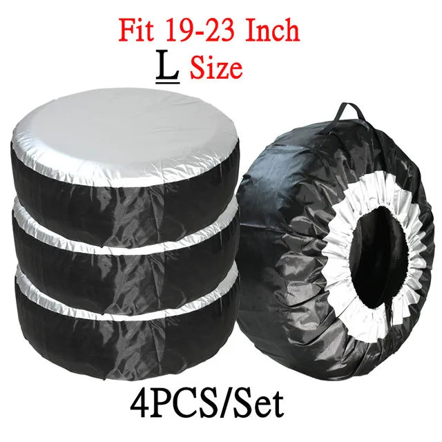 Spare Tire Storage Bag | Waterproof Tire Cover for SUV Car 13-19 19-23 Inch alternate view