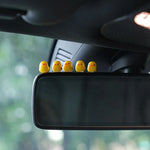 5Pcs Cute Mini Ducks Car Interior Decoration Auto Rearview Mirror Dashboard Ornaments For Woman Man