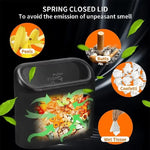 Car Trash Can (with Lid) Contains 1/2/3 Garbage Bags, Small Car Trash Can, Leak-pro additional angle