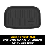 TPE Floor Mats and Cargo Liner for Tesla Model Y Juniper 2025+ | All Weather Trunk Liner detail view
