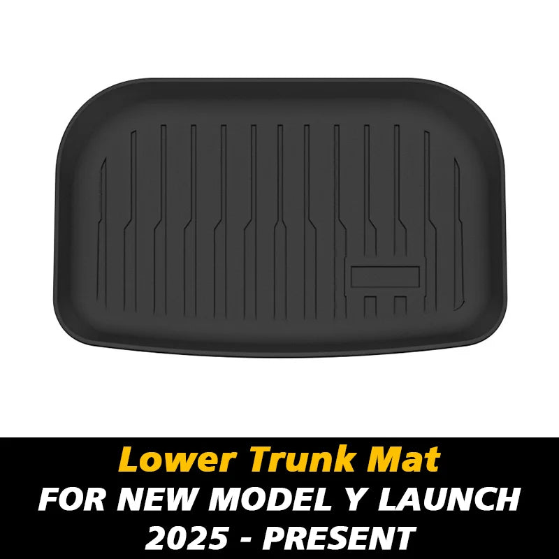 TPE Floor Mats and Cargo Liner for Tesla Model Y Juniper 2025+ | All Weather Trunk Liner detail view
