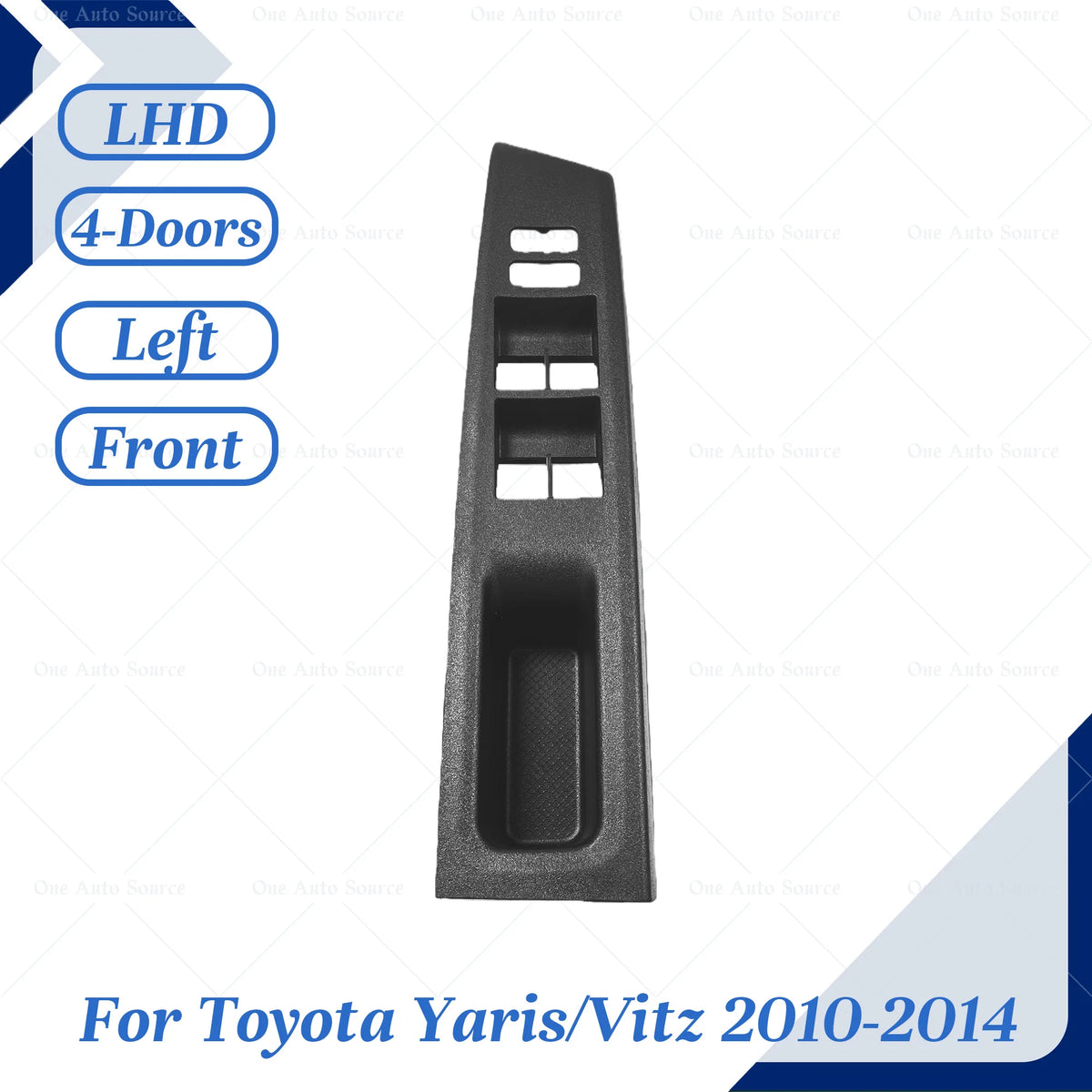 Car Window Switch Control Panel Lift Button Cover Trim Front Rear Armrest Upper Frame lifestyle view