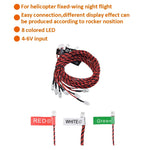 Remote Control 8 LED Flashing Bright Light RC Smart Lights Kit System 4-6V for RC Fix alternate view