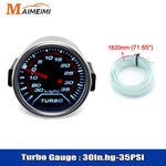 52mm Car Racing Gauge Set | Tachometer Oil Pressure Turbo Bar Water Temp EGT Voltmeter detail view